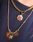 Collier MAHAUT bordeaux